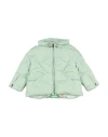 Khrisjoy Toddler Girl Puffer Light Green Size 4 Polyester, Acrylic, Polyurethane In Green