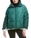 Khrisjoy Trompe Puffer Jacket In Green