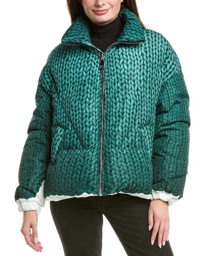 Khrisjoy Trompe Puffer Jacket In Green