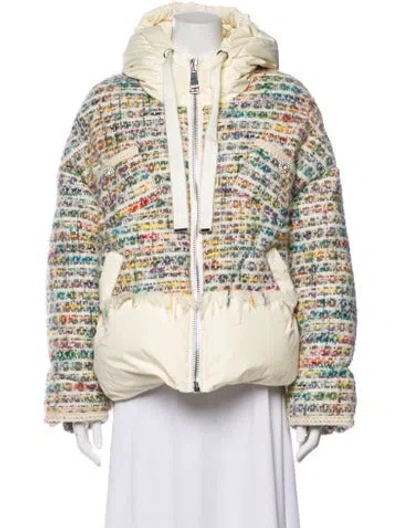 Pre-owned Khrisjoy Tweed Printed Performance Jacket In Multi