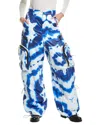 Khrisjoy Wide Tech Pant In Blue