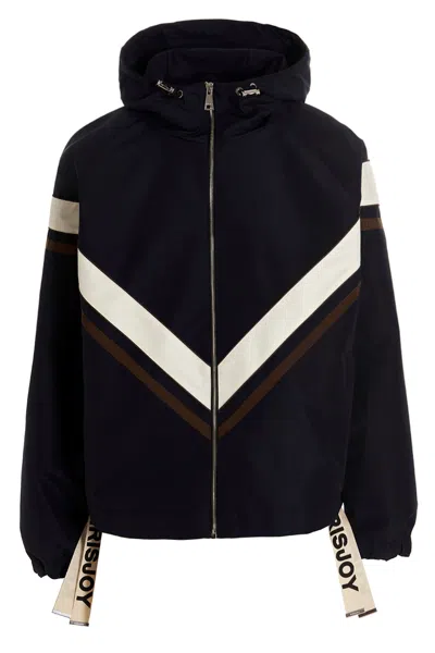 Khrisjoy Hooded Zipped-up Jacket In Black