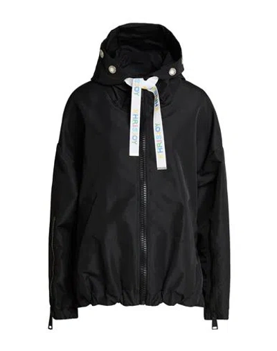 KHRISJOY KHRISJOY WOMAN JACKET BLACK SIZE 1 POLYESTER