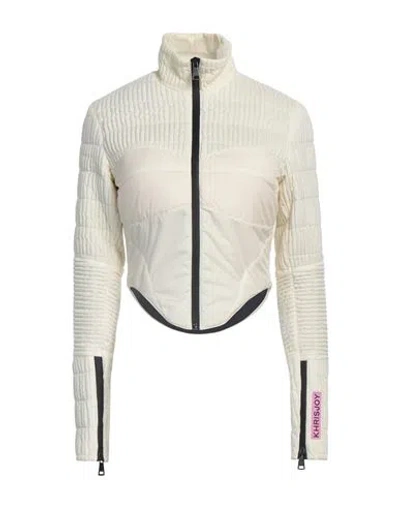 Khrisjoy Woman Jacket Ivory Size 00 Polyamide In White