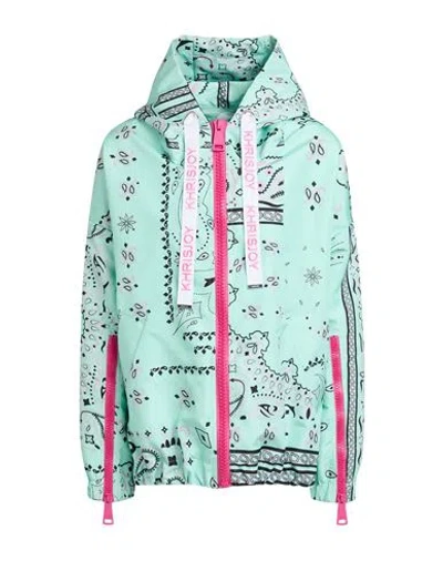 Khrisjoy Woman Jacket Light Green Size 0 Polyester