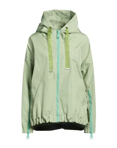 Khrisjoy Woman Jacket Light Green Size 00 Polyester, Polyurethane