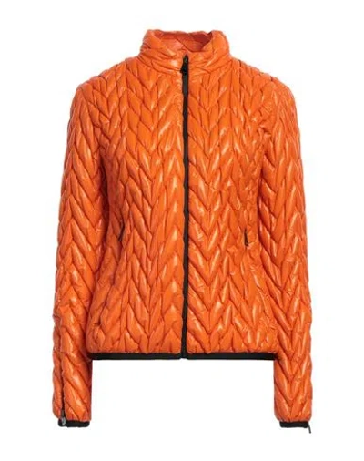 Khrisjoy Woman Jacket Orange Size 00 Polyamide