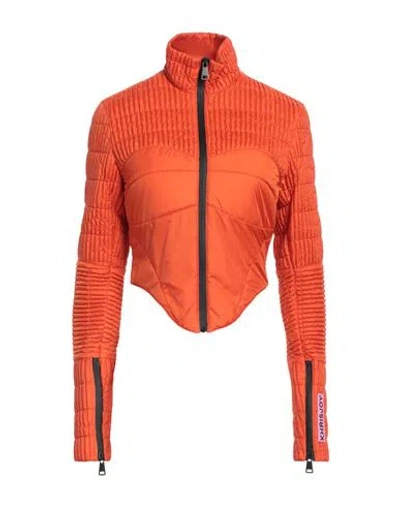 Khrisjoy Woman Jacket Orange Size 00 Polyamide