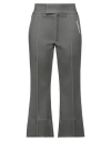 Khrisjoy Woman Pants Military Green Size M Polyester, Elastane