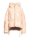 Khrisjoy Woman Puffer Antique Rose Size 0 Polyester In Pink