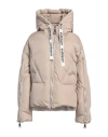 Khrisjoy Woman Puffer Beige Size 00 Polyester