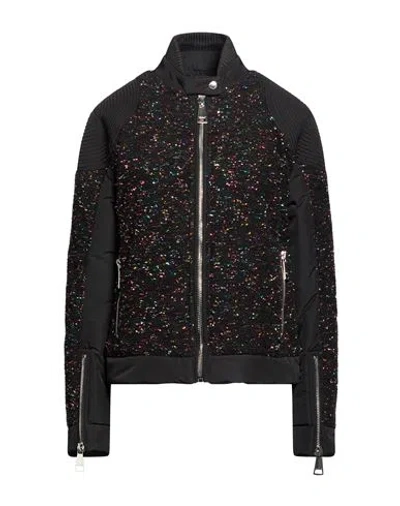 Khrisjoy Woman Puffer Black Size 00 Polyester, Virgin Wool, Polyamide