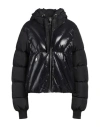 Khrisjoy Woman Puffer Black Size 0 Polyamide, Polyester In Black