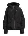Khrisjoy Hooded Zip-up Padded Jacket In Black