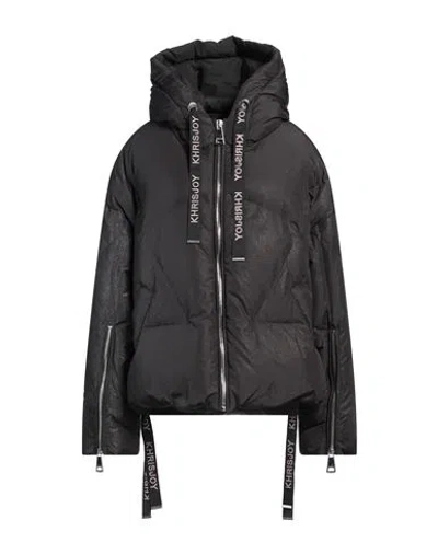 Khrisjoy Woman Puffer Black Size 2 Polyester