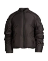 Khrisjoy Quilted Zip-front Jacket In Black