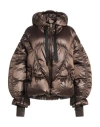 Khrisjoy Woman Down Jacket Bronze Size 1 Polyamide In Yellow