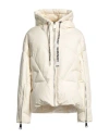 Khrisjoy Woman Puffer Ivory Size 00 Polyester In White