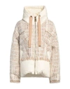 Khrisjoy Women's Butter Yellow Quilted Tweed Jacket