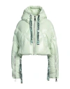 Khrisjoy Woman Puffer Light Green Size 00 Polyamide