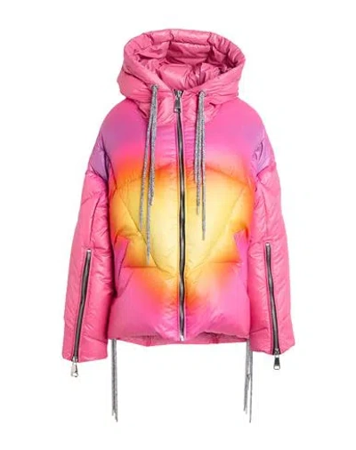 Khrisjoy Woman Puffer Magenta Size 00 Polyester