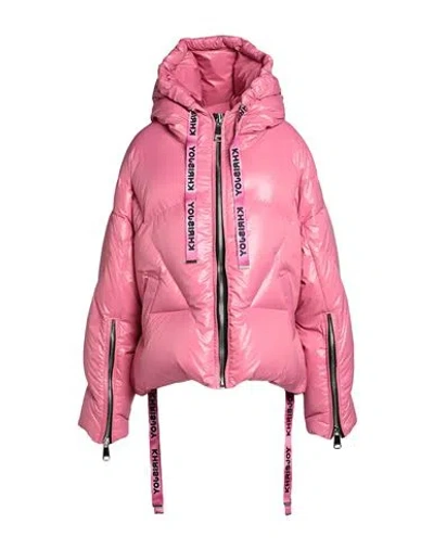 Khrisjoy Woman Puffer Pink Size 1 Polyamide
