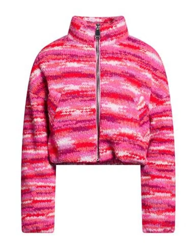 Khrisjoy Woman Puffer Pink Size 1 Acrylic, Polyamide, Wool, Alpaca Wool In Multi