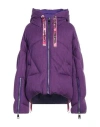 Khrisjoy Woman Puffer Purple Size 2 Modal, Polyester, Polyamide