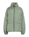 Khrisjoy Woman Puffer Sage Green Size 00 Polyamide In Gray