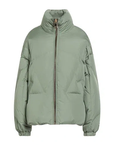 Khrisjoy Woman Puffer Sage Green Size 00 Polyamide