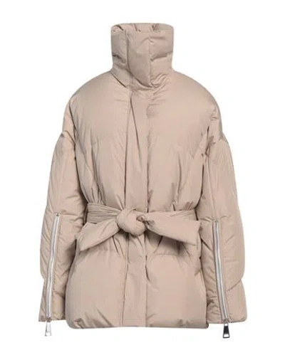 Khrisjoy Woman Puffer Sand Size 00 Polyester In Brown