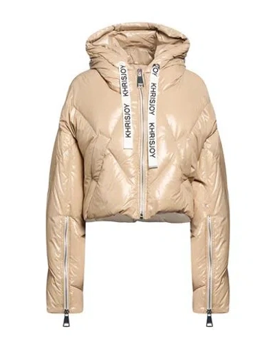 Khrisjoy Woman Puffer Sand Size 1 Polyamide In Neutral