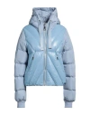 Khrisjoy Woman Puffer Sky Blue Size 00 Polyamide, Polyester