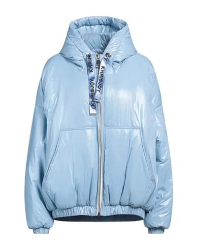 Khrisjoy Woman Puffer Sky Blue Size 2 Polyamide