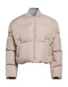 Khrisjoy Long-sleeved Down Jacket In Gray