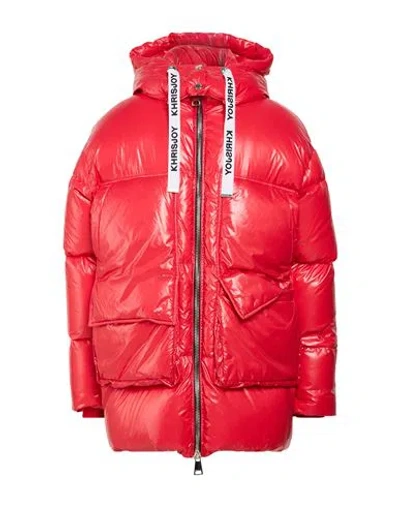 Khrisjoy Woman Puffer Tomato Red Size 1 Polyamide