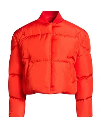 Khrisjoy Woman Puffer Tomato Red Size 8 Polyester