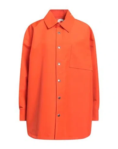 Khrisjoy Woman Shirt Orange Size 00 Polyester