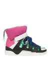 Khrisjoy Woman Sneakers Fuchsia Size 7 Polyester, Polyurethane, Polyamide In Pink