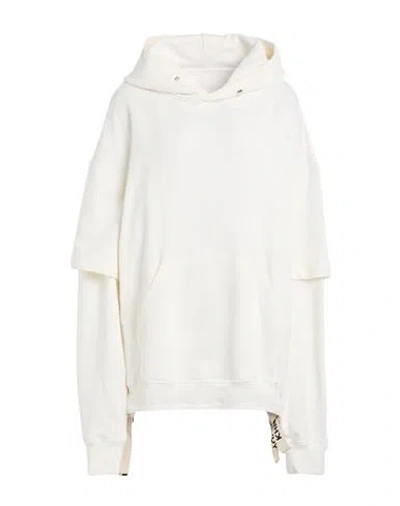 Khrisjoy Woman Sweatshirt Ivory Size 00 Cotton In White