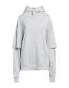 Khrisjoy Woman Sweatshirt Light Grey Size 00 Cotton