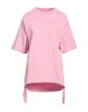 Khrisjoy Woman T-shirt Pink Size 0 Cotton In Pink