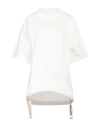 Khrisjoy Woman T-shirt White Size 2 Cotton In White