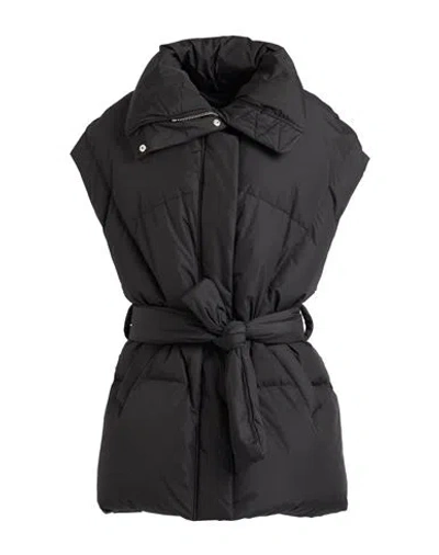 Khrisjoy Woman Vest Black Size 00 Polyester