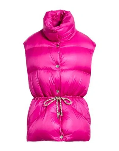 Khrisjoy Woman Vest Fuchsia Size 0 Polyamide In Pink