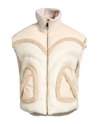 Khrisjoy Woman Vest Ivory Size 1 Polyamide, Polyester, Polyurethane In Neutral