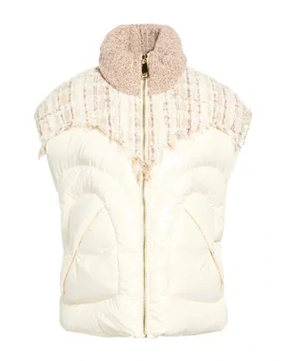 Khrisjoy Woman Vest Ivory Size 1 Polyamide In White