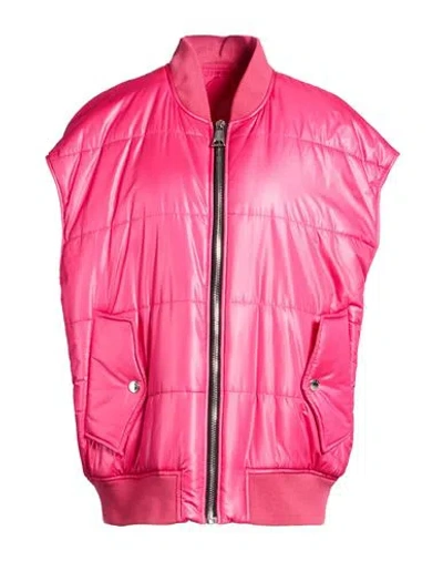 Khrisjoy Woman Vest Magenta Size 1 Polyester In Purple