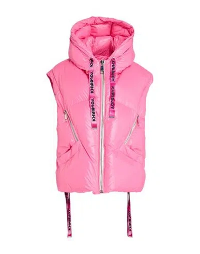 Khrisjoy Woman Vest Pink Size 2 Polyamide