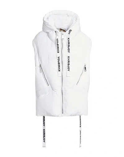 Khrisjoy Woman Vest White Size 00 Polyamide